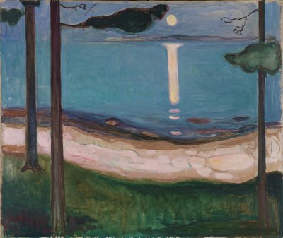 Luz de luna de Edvard Munch
